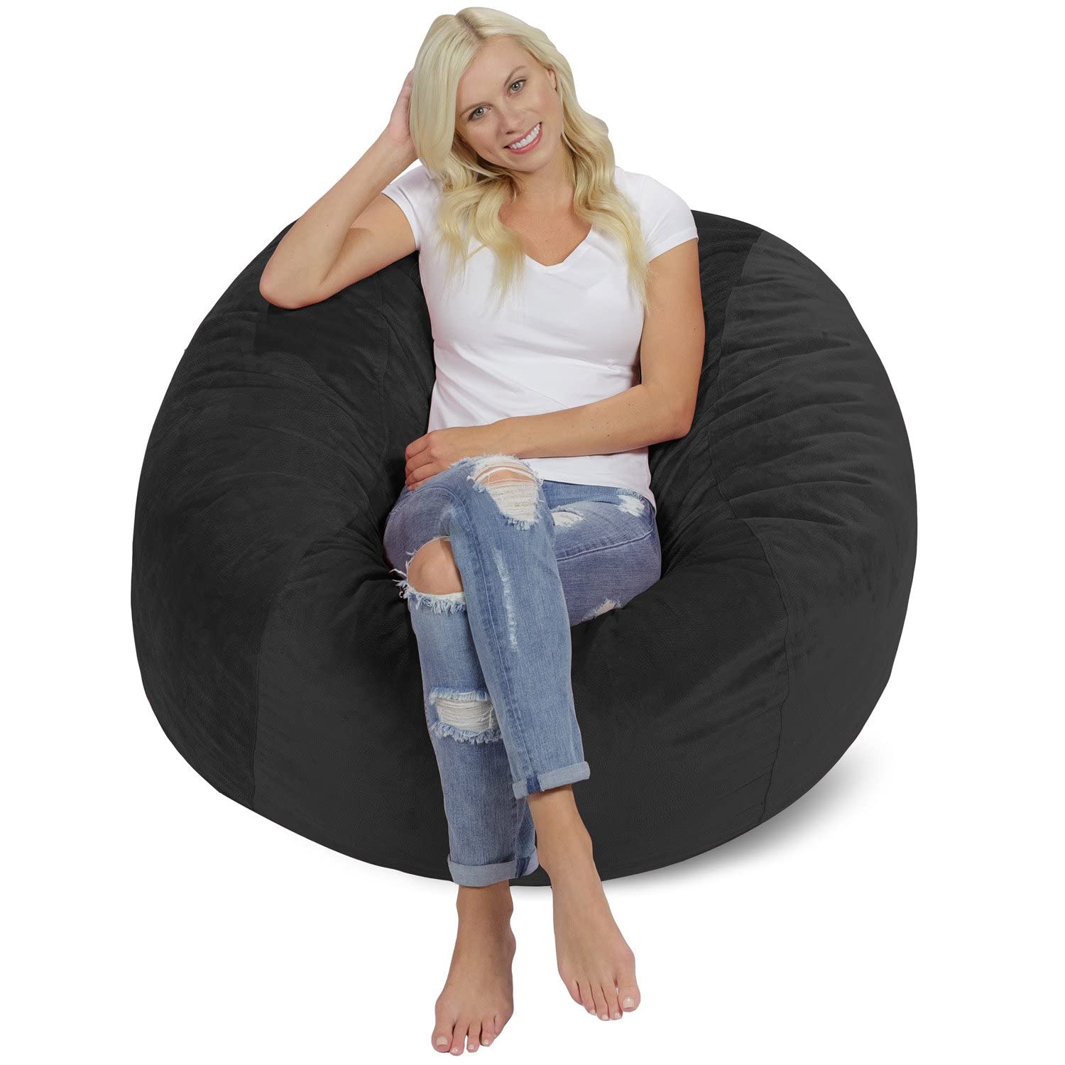 チルサック(Chill Sack) ビーンバッグチェア 122×122×76cm Amazon.co.jp: チルサック(Chill Sack) ビーンバッグチェア 大型